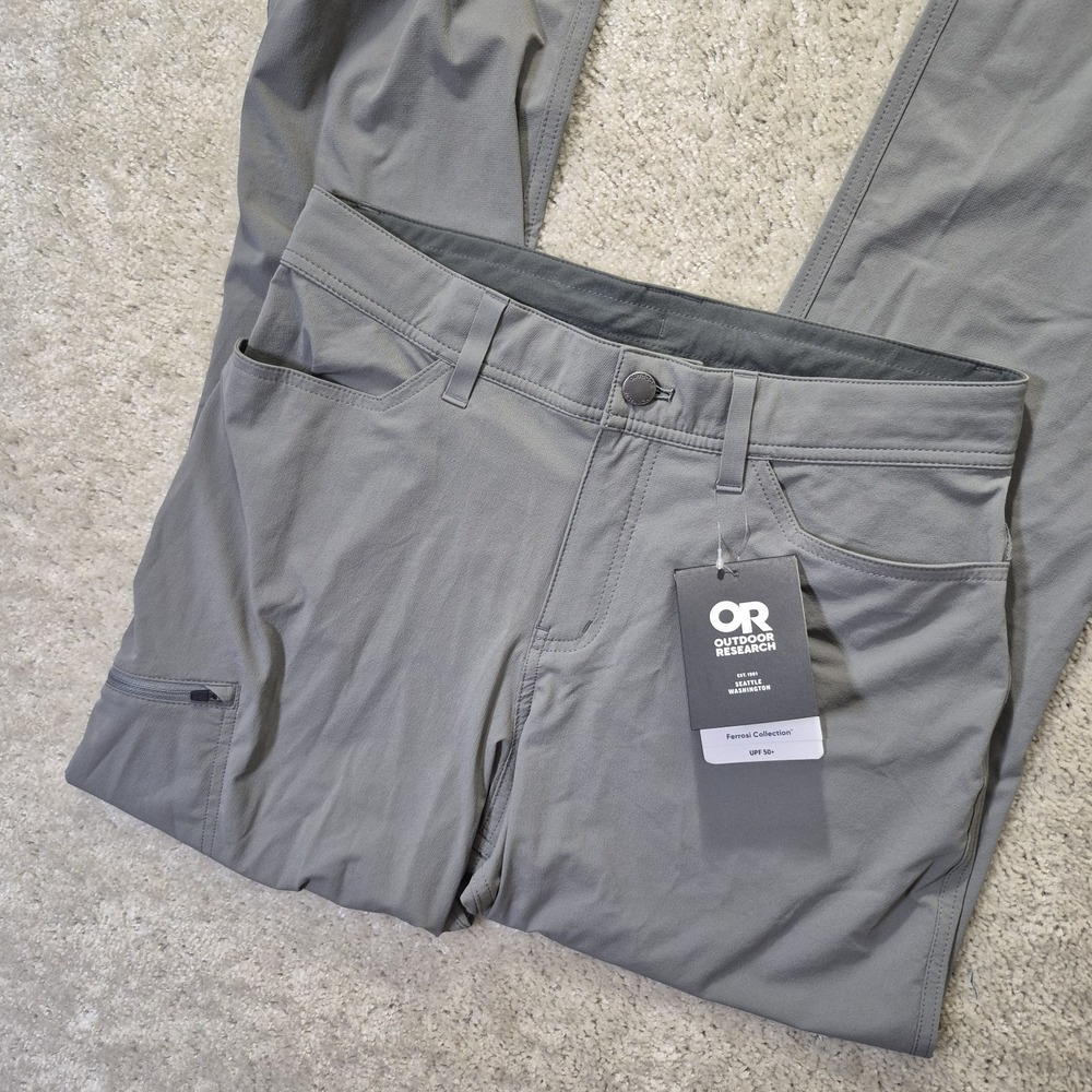 Outdoor Research Ferrosi Pants Men 30x36 Gray Performance Hiking Outdoor Fishing